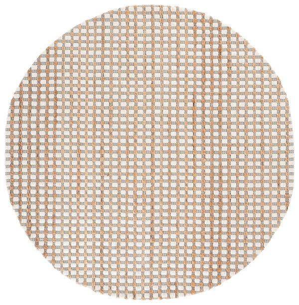 Safavieh Martha Hand-Tufted Natural Ivory Area Rug — Jute Wool Cotton Blend, Low-Profile Minimalist Texture 5'-0" x 8'-0" MSR9529A-5