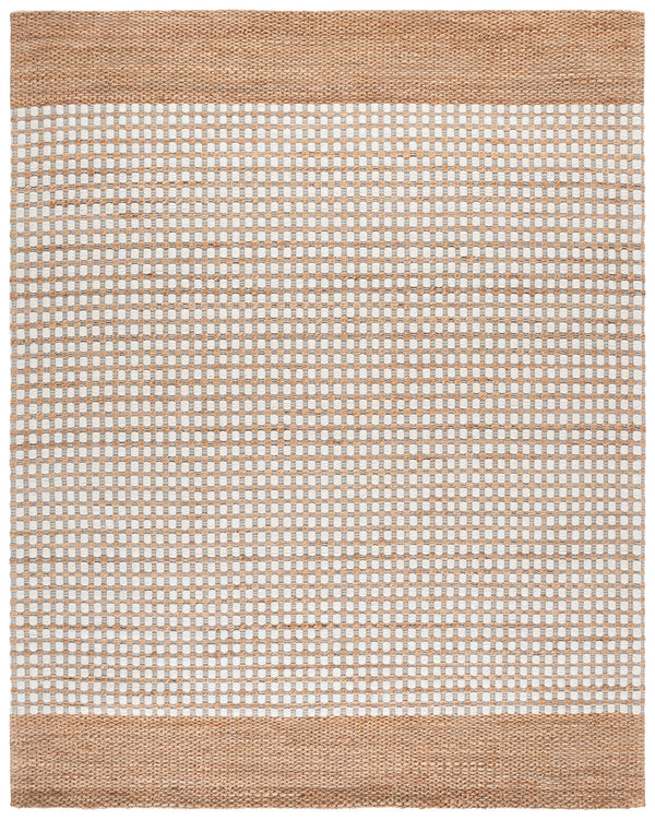Safavieh Martha Hand-Tufted Natural Ivory Area Rug — 3/8" Low Pile, Jute-Wool-Cotton Blend, Modern Neutral Backdrop 9'-0" x 12'-0" MSR9529A-9