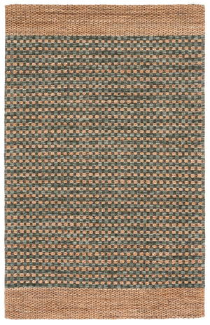 Safavieh Martha Hand-Tufted Natural Green Area Rug — Jute Wool Cotton Blend, Low-Profile 3/8" Pile, Coastal Calm 9'-0" x 12'-0" MSR9529Y-9