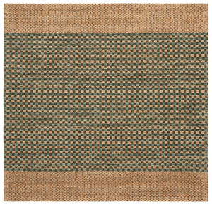 Safavieh Martha Hand‑Tufted Natural Green Area Rug — Jute Wool Cotton Blend, Minimalist Texture For Home 4'-0" x 6'-0" MSR9529Y-4