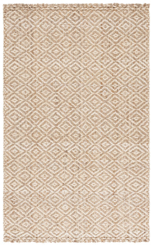 Safavieh Msr Handwoven Jute Area Rug - Timeless Diamond Pattern, Sustainable Craftsmanship For Your Home Ivory ,Natural Jute Msr9554a-5