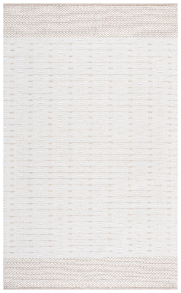 Safavieh Martha Elegant Handwoven Runner Area Rug - Timeless Craftsmanship & Soft Touch For Your Home Ivory 85% Wool 15% Cotton Msr9625a-5