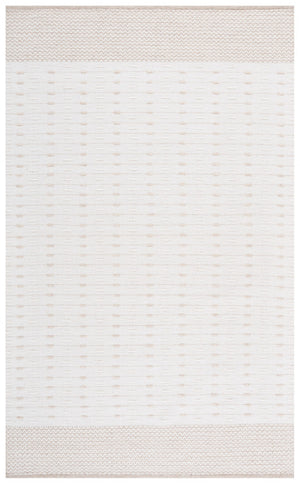 Safavieh Martha Handwoven Area Rug In Luxe Wool-cotton Blend For Modern Or Traditional Home Decor Elegance Ivory 85% Wool 15% Cotton Msr9625a-3