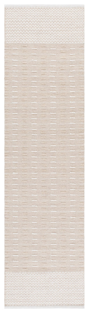 Safavieh Martha Elegant Handwoven Runner Area Rug - Timeless Craftsmanship & Soft Touch For Your Home Beige ,Ivory 85% Wool 15% Cotton Msr9625b-29