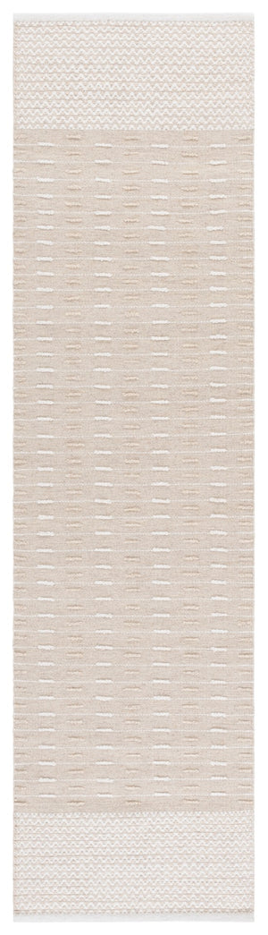 Safavieh Martha Handwoven Area Rug In Luxe Wool-cotton Blend For Modern Or Traditional Home Decor Elegance Beige ,Ivory 85% Wool 15% Cotton Msr9625b-4