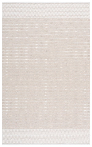 Safavieh Martha Elegant Handwoven Runner Area Rug - Timeless Craftsmanship & Soft Touch For Your Home Beige ,Ivory 85% Wool 15% Cotton Msr9625b-5