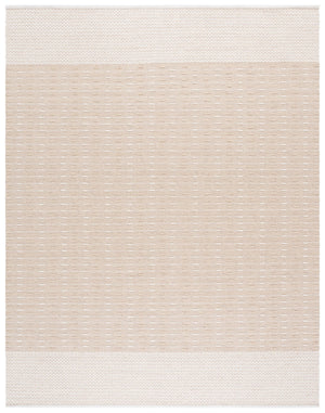 Safavieh Martha Elegant Handwoven Runner Area Rug - Timeless Craftsmanship & Soft Touch For Your Home Beige ,Ivory 85% Wool 15% Cotton Msr9625b-8