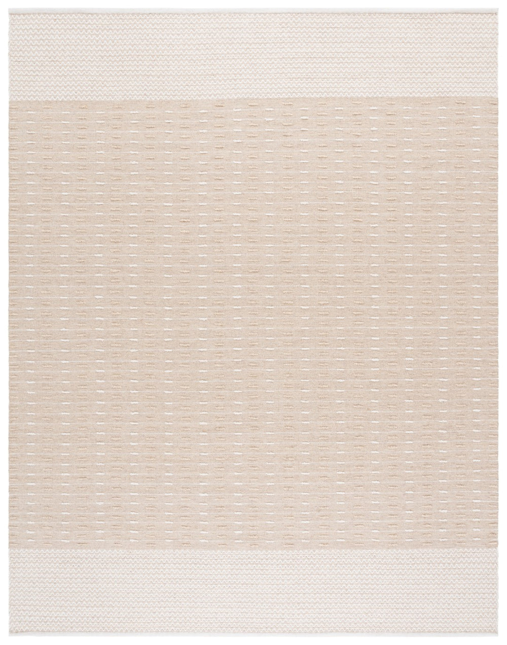 Safavieh Martha Handwoven Area Rug In Luxe Wool-cotton Blend For Modern Or Traditional Home Decor Elegance Beige ,Ivory 85% Wool 15% Cotton Msr9625b-4