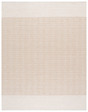 Safavieh Martha Handwoven Area Rug In Luxe Wool-cotton Blend For Modern Or Traditional Home Decor Elegance Beige ,Ivory 85% Wool 15% Cotton Msr9625b-4