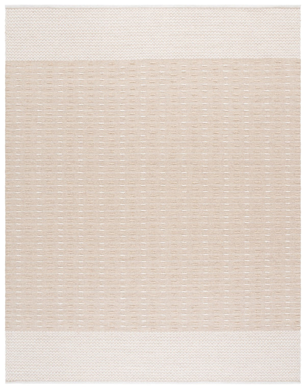 Safavieh Martha Handwoven Area Rug In Luxe Wool-cotton Blend For Modern Or Traditional Home Decor Elegance Beige ,Ivory 85% Wool 15% Cotton Msr9625b-4