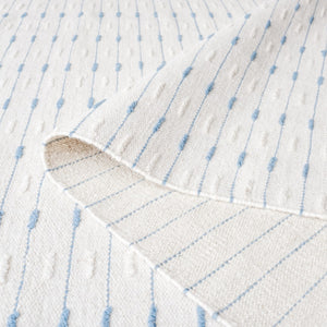 Safavieh Martha Handwoven Area Rug In Luxe Wool-cotton Blend For Modern Or Traditional Home Decor Elegance Light Blue ,Ivory 85% Wool 15% Cotton Msr9625k-4