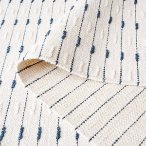 Safavieh Martha Elegant Handwoven Runner Area Rug - Timeless Craftsmanship & Soft Touch For Your Home Navy ,Ivory 85% Wool 15% Cotton Msr9625n-5