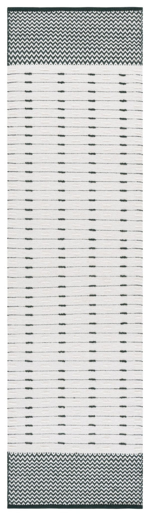 Safavieh Martha Handwoven Area Rug In Luxe Wool-cotton Blend For Modern Or Traditional Home Decor Elegance Dark Green ,Ivory 85% Wool 15% Cotton Msr9625x-9