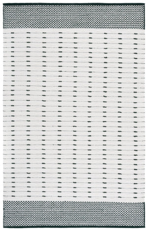 Safavieh Martha Elegant Handwoven Runner Area Rug - Timeless Craftsmanship & Soft Touch For Your Home Dark Green ,Ivory 85% Wool 15% Cotton Msr9625x-5