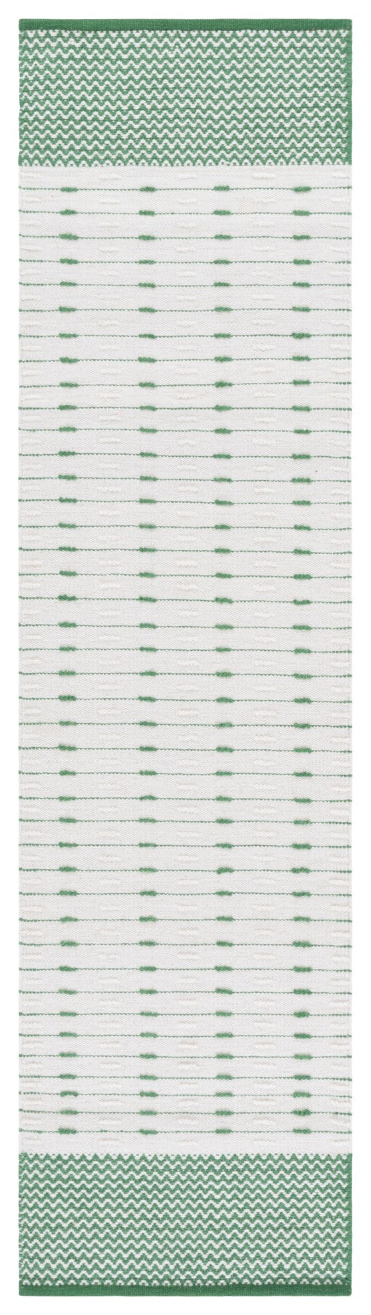Safavieh Martha Handwoven Area Rug In Luxe Wool-cotton Blend For Modern Or Traditional Home Decor Elegance Green ,Ivory 85% Wool 15% Cotton Msr9625y-4