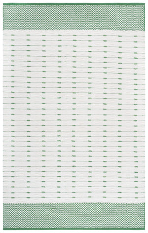 Safavieh Martha Handwoven Area Rug In Luxe Wool-cotton Blend For Modern Or Traditional Home Decor Elegance Green ,Ivory 85% Wool 15% Cotton Msr9625y-4