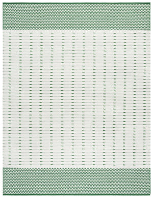 Safavieh Martha Handwoven Area Rug In Luxe Wool-cotton Blend For Modern Or Traditional Home Decor Elegance Green ,Ivory 85% Wool 15% Cotton Msr9625y-4