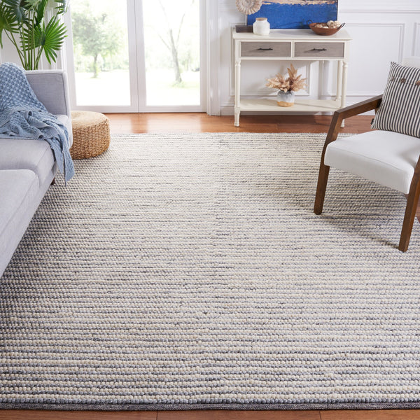Safavieh Msr Contemporary Hand Woven Area Rug - Luxurious Wool & Cotton Blend For Elegant Home Decor Ivory ,Grey Wool And Cotton Msr9650f-5