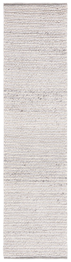 Safavieh Msr Contemporary Hand Woven Area Rug - Luxurious Wool & Cotton Blend For Elegant Home Decor Ivory ,Light Grey Wool And Cotton Msr9650g-5