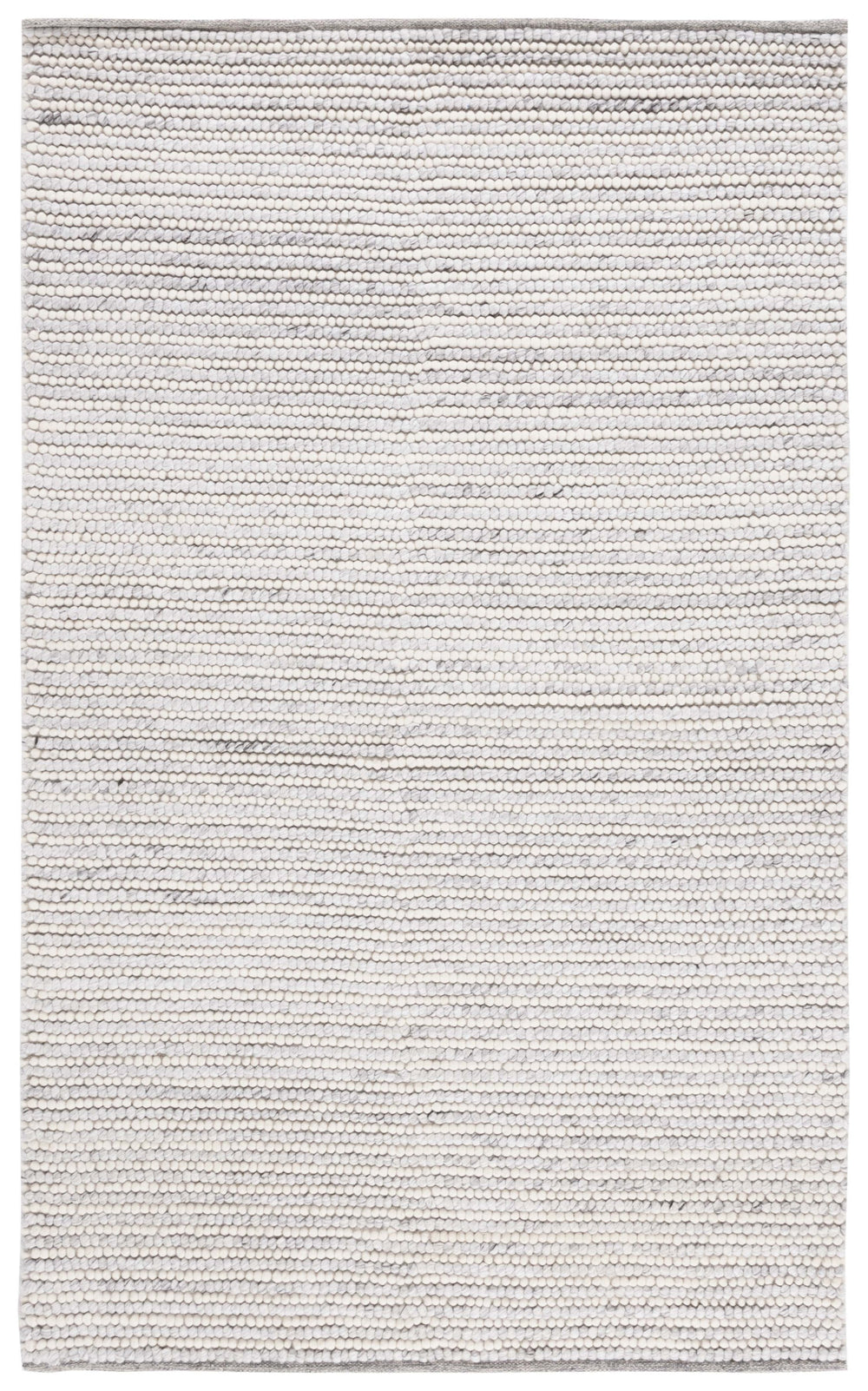 Safavieh Msr Contemporary Hand Woven Area Rug - Luxurious Wool & Cotton Blend For Elegant Home Decor Ivory ,Light Grey Wool And Cotton Msr9650g-5