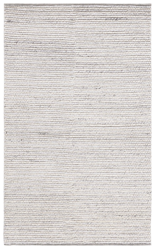 Safavieh Msr Contemporary Hand Woven Area Rug - Luxurious Wool & Cotton Blend For Elegant Home Decor Ivory ,Light Grey Wool And Cotton Msr9650g-5