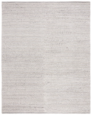 Safavieh Msr Contemporary Hand Woven Area Rug - Luxurious Wool & Cotton Blend For Elegant Home Decor Ivory ,Light Grey Wool And Cotton Msr9650g-5