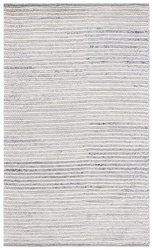 Safavieh Msr Contemporary Hand Woven Area Rug - Luxurious Wool & Cotton Blend For Elegant Home Decor Ivory ,Blue Wool And Cotton Msr9650m-8
