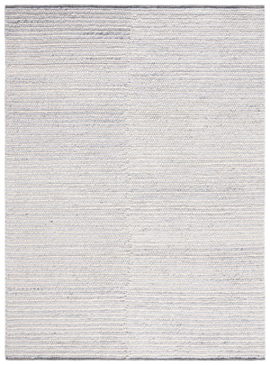 Safavieh Msr Contemporary Hand Woven Area Rug - Luxurious Wool & Cotton Blend For Elegant Home Decor Ivory ,Blue Wool And Cotton Msr9650m-8