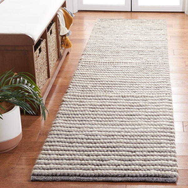 Safavieh Msr Contemporary Hand Woven Area Rug - Luxurious Wool & Cotton Blend For Elegant Home Decor Ivory ,Dark Brown Wool And Cotton Msr9650t-8