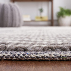 Safavieh Msr Contemporary Hand Woven Area Rug - Luxurious Wool & Cotton Blend For Elegant Home Decor Ivory ,Dark Brown Wool And Cotton Msr9650t-8