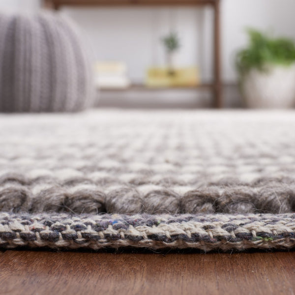 Safavieh Msr Contemporary Hand Woven Area Rug - Luxurious Wool & Cotton Blend For Elegant Home Decor Ivory ,Dark Brown Wool And Cotton Msr9650t-8