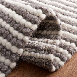 Safavieh Msr Contemporary Hand Woven Area Rug - Luxurious Wool & Cotton Blend For Elegant Home Decor Ivory ,Dark Brown Wool And Cotton Msr9650t-8