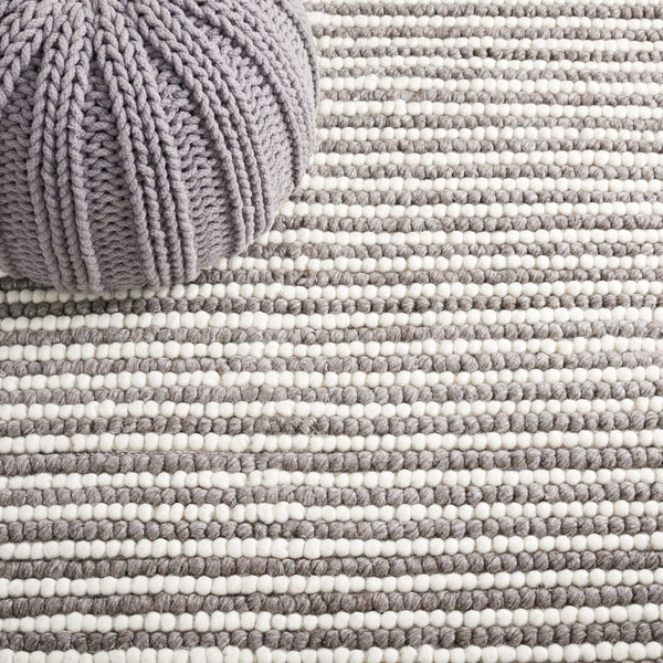 Safavieh Msr Contemporary Hand Woven Area Rug - Luxurious Wool & Cotton Blend For Elegant Home Decor Ivory ,Dark Brown Wool And Cotton Msr9650t-8