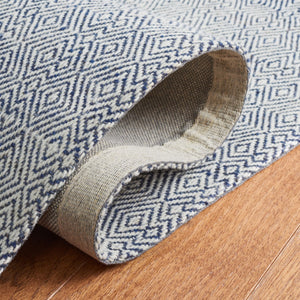 Safavieh Msr9675 Wilton Hand Woven Geometric Rug Blue / Ivory MSR9675M-8