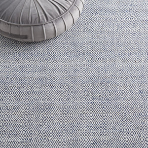 Safavieh Msr9675 Wilton Hand Woven Geometric Rug Blue / Ivory MSR9675M-8