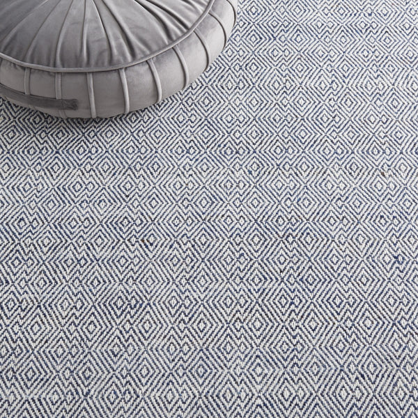 Safavieh Msr9675 Wilton Hand Woven Geometric Rug Blue / Ivory MSR9675M-8