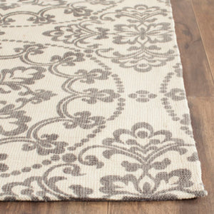 Safavieh Martha Stewart Hand-loomed Jute Area Rug With Elegant Floral Design For Timeless Home Decor Natural ,Grey Jute Pile Msrj262h-24