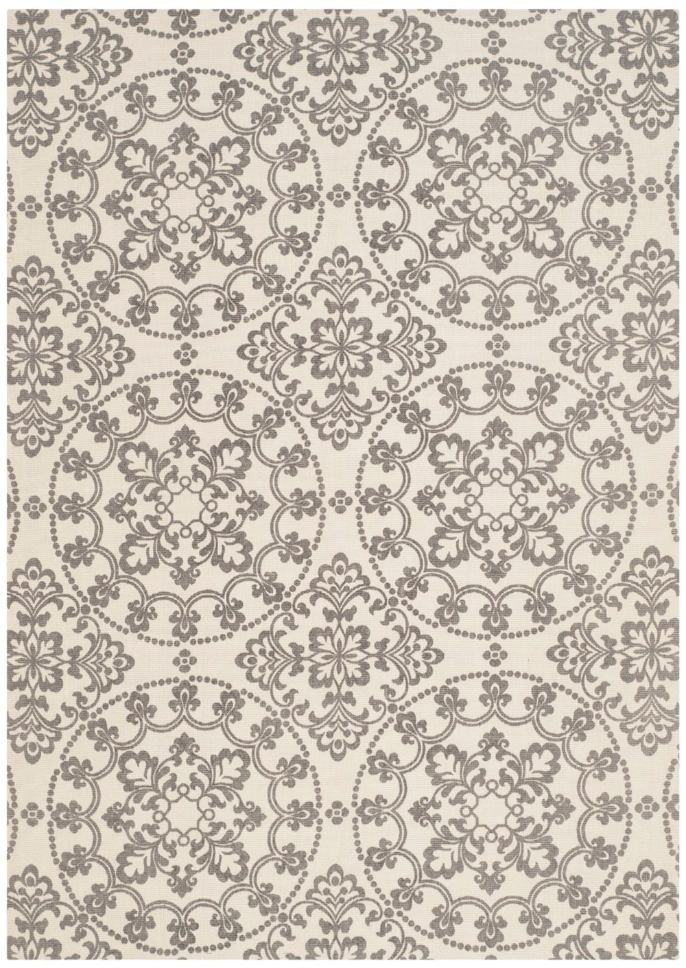 Safavieh Martha Stewart Hand-loomed Jute Area Rug With Elegant Floral Design For Timeless Home Decor Natural ,Grey Jute Pile Msrj262h-24