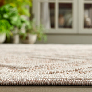 Safavieh Msro218 Global Flat Weave Indoor / Outdoor Rug Light Beige / Brown 9' x 12'