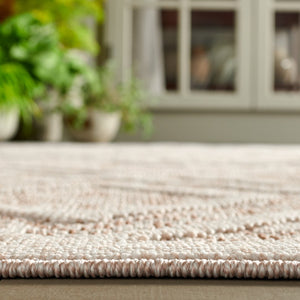 Safavieh Msro218 Global Flat Weave Indoor / Outdoor Rug Light Beige / Brown 8' x 10'