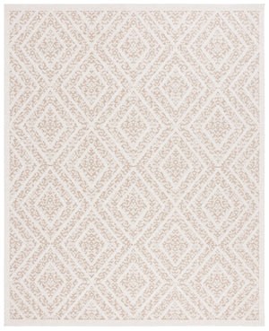 Safavieh Msr Exquisite Light Beige & Brown Area Rug - Stylish 5'3" X 7'6" Indoor/Outdoor Flat Weave Design Light Beige ,Brown Polypropylene Msro218b-5