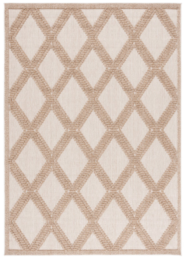 Safavieh Msro226 Global Flat Weave Indoor / Outdoor Rug Beige / Brown 5'-3" x 7'-6"