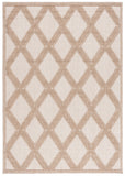 Safavieh Msro226 Global Flat Weave Indoor / Outdoor Rug Beige / Brown 5'-3" x 7'-6"