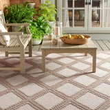 Safavieh Msro226 Global Flat Weave Indoor / Outdoor Rug Beige / Brown 8'-0" x 10'-0"