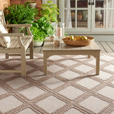 Safavieh Msro226 Global Flat Weave Indoor / Outdoor Rug Beige / Brown 9'-0" x 12'-0"