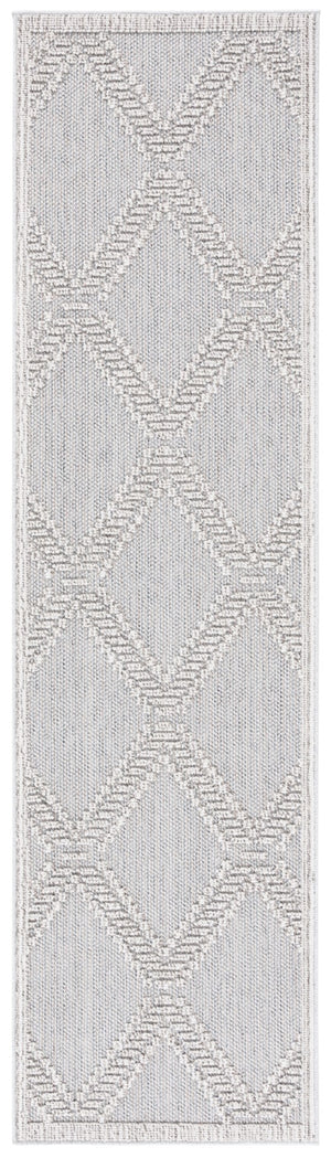 Safavieh Msro226 Global Flat Weave Indoor / Outdoor Rug Grey / Light Grey 2'-2" x 8'-0"