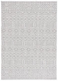 Safavieh Msro226 Global Flat Weave Indoor / Outdoor Rug Grey / Light Grey 5'-3" x 7'-6"