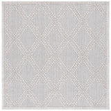 Safavieh Msro226 Global Flat Weave Indoor / Outdoor Rug Grey / Light Grey 6'-7" x 6'-7"