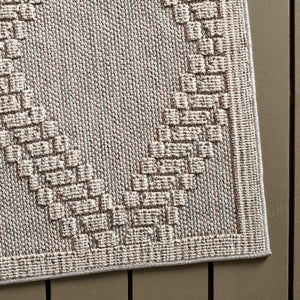 Safavieh Msro226 Global Flat Weave Indoor / Outdoor Rug Grey / Light Grey 9'-0" x 12'-0"