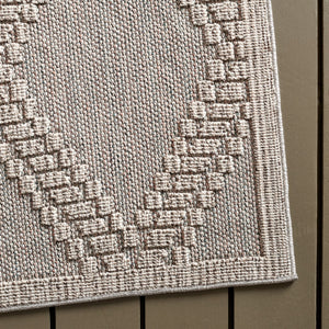 Safavieh Msro226 Global Flat Weave Indoor / Outdoor Rug Grey / Light Grey 8'-0" x 10'-0"